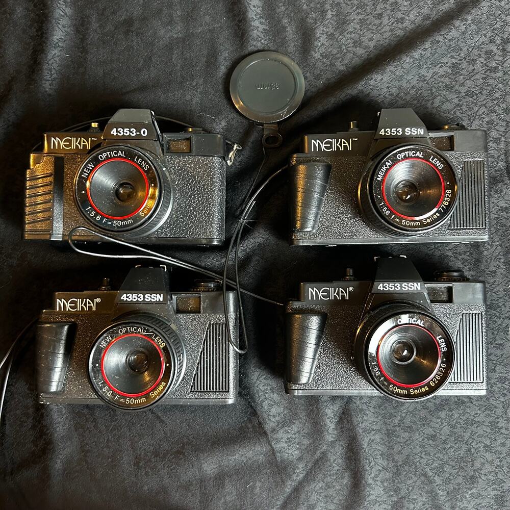 MEIKAI Lot Of 4 Cameras 3 X 4353 SSN & 1 X 4353-0 Not Tested